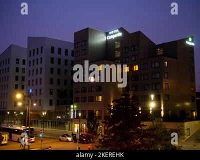 Hotel Campanile, Amphitheater, Metz, Moselle, Lothringen, Grand Est Region, Frankreich Stockfoto