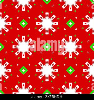 merry christmas – das nahtlose Muster ist niedlich und stilvoll Stock Vektor
