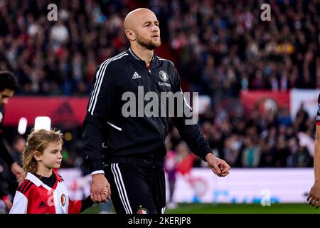 Rotterdam - Gernot Trauner von Feyenoord während des Spiels zwischen Feyenoord und Excelsior im Stadion Feijenoord De Kuip am 13. November 2022 in Rotterdam, Niederlande. (Box-to-Box-Bilder/Yannick Verhoeven) Stockfoto