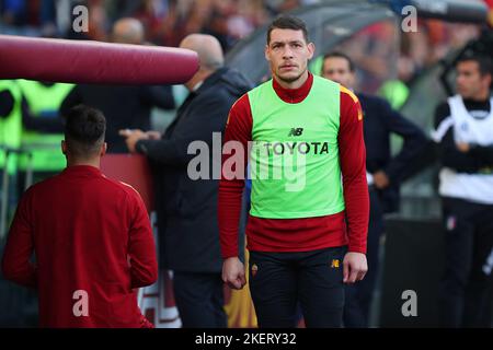 Andrea Belotti von Roma während der italienischen Meisterschaft Serie A Fußballspiel zwischen AS Roma und Turin FC am 13. November 2022 im Stadio Olimpico in Rom, Italien - Foto Federico Proietti / DPPI Stockfoto