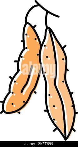 sojafarbe Symbol Vektor-Illustration Stock Vektor