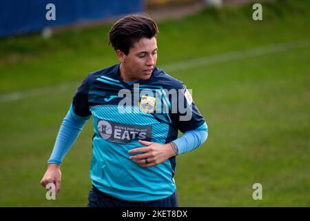 Port Talbot Town gegen Swansea City im Genero Adran Premier an der Victoria Road am 28.. November 2021. Kredit: Lewis Mitchell Stockfoto