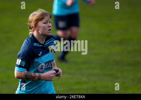 Port Talbot Town gegen Swansea City im Genero Adran Premier an der Victoria Road am 28.. November 2021. Kredit: Lewis Mitchell Stockfoto