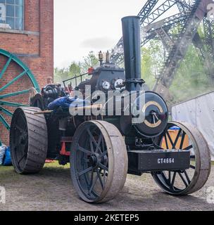 Fowler BB1 Pflügen-Motor; Nummer 15149; Registrierung CT4664; gebaut 1918. Stockfoto