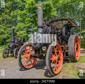 McLaren Road Lokomotive 'Captain Scott'; Nummer 1421; Kennzeichen BE7518; gebaut 1913. Stockfoto