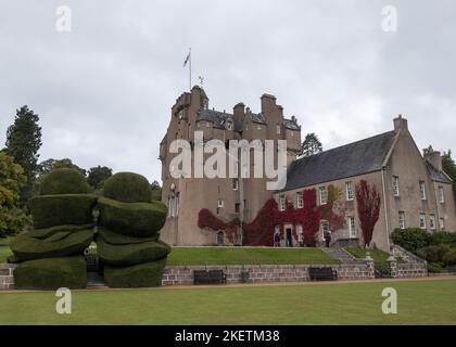 Crathes Castle and Grounds - Schottland September 2022 Stockfoto