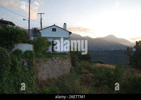 Haus im Dorf Stockfoto