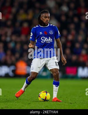 Evertons Alex Iwobi in Aktion während des Premier League-Spiels im Vitality Stadium, Bournemouth. Bilddatum: Samstag, 12. November 2022. Stockfoto