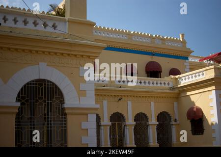 Bastar Palace ist eine der wichtigsten Kulturerbe-Stätten in Jagdalpur. Stockfoto