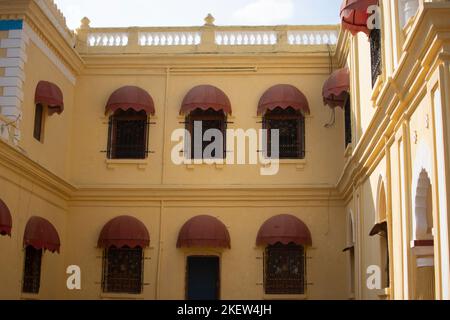 Bastar Palace ist eine der wichtigsten Kulturerbe-Stätten in Jagdalpur. Stockfoto