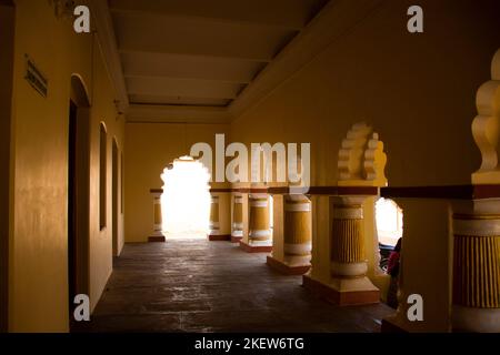 Bastar Palace ist eine der wichtigsten Kulturerbe-Stätten in Jagdalpur. Stockfoto