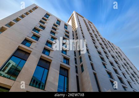 Bauarchitektur der Innenstadt von Mushrib Stockfoto