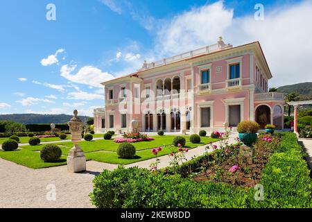 Die Ephrussi de Rothschild Villa und Gärten Stockfoto