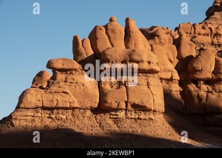 Stone Hoodoos, Goblin Valley State Park, Utah Stockfoto