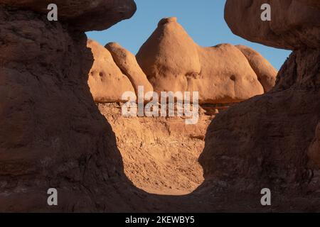 Stone Hoodoos, Goblin Valley State Park, Utah Stockfoto