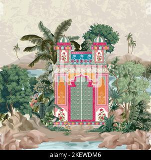 Kuppelpavillon Indien, Company School Das Metropolitan Museum. Stockfoto