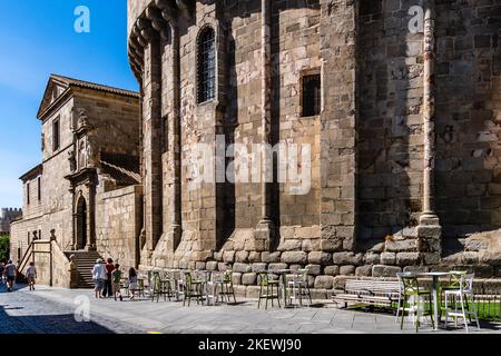 Avila, Spanien - 11. September 2022: Kapelle des Hl. Segundo neben der Kathedrale Stockfoto