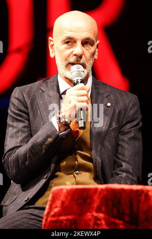 Parma, Italien. 14.. November 2022. Stefano Pioli (AC Mailand) During Sport e Civilta, Events in Parma, Italy, November 14 2022 Credit: Independent Photo Agency/Alamy Live News Stockfoto