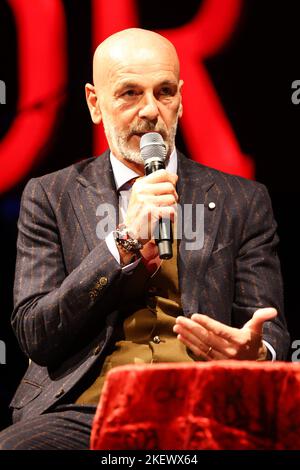 Parma, Italien. 14.. November 2022. Stefano Pioli (AC Mailand) During Sport e Civilta, Events in Parma, Italy, November 14 2022 Credit: Independent Photo Agency/Alamy Live News Stockfoto