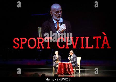 Parma, Italien. 14.. November 2022. Stefano Pioli (AC Mailand) During Sport e Civilta, Events in Parma, Italy, November 14 2022 Credit: Independent Photo Agency/Alamy Live News Stockfoto