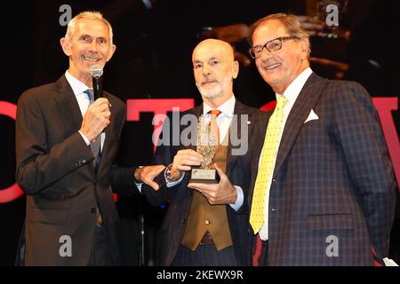 Parma, Italien. 14.. November 2022. Stefano Pioli (AC Mailand) During Sport e Civilta, Events in Parma, Italy, November 14 2022 Credit: Independent Photo Agency/Alamy Live News Stockfoto