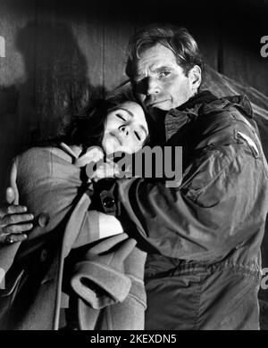 Kathryn Hays, Charlton Heston, am Set des Films, 'Counterpoint', Universal Picturs, 1968 Stockfoto