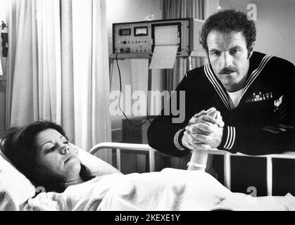 Marsha Mason, James Caan, am Set des Films, 'Cinderella Liberty', 20. Century-Fox, 1973 Stockfoto