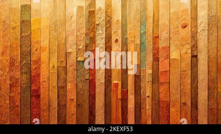 Dekorative Holzstruktur, Holzhintergrund. Stockfoto
