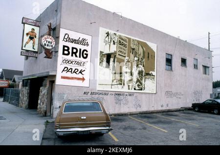 Brandellis' Brig Bar und Wandgemälde in Venice, CA Stockfoto