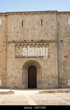 Kathedrale von La Seu d'Urgell. Katalanische romanische Architektur. 12. Cent. La Seu d’Urgell. Alt Urgell. Lleida. Katalonien. Spanien Stockfoto