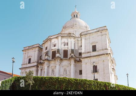 Kirche Santa Engrácia, Igreja de Santa Engrácia, das Nationale Pantheon im Viertel Alfama, Lissabon, der Hauptstadt Portugals. Stockfoto