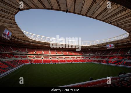 Undated Foto von Ahmad bin Ali Stadion, in Katar, wo einige der FIFA Fußball-Weltmeisterschaft Katar 2022 Spiele gespielt werden. Foto: SCDL-Balkis Press/ABACAPRESS.COM Stockfoto