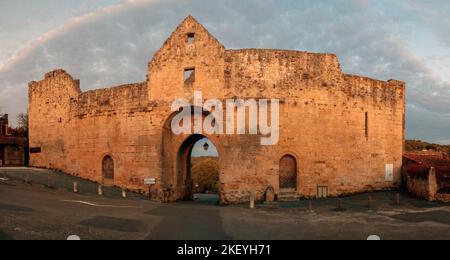 Porte des Tours, Domme, Dordogne, Frankreich Stockfoto