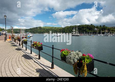 River Dart ar Dartmouth, Devon, Großbritannien Stockfoto