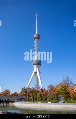 Fernsehturm in Taschkent, Usbekistan. Stockfoto