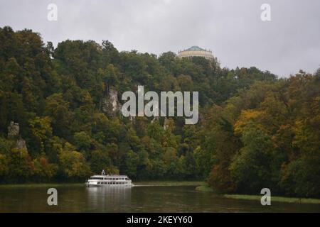 Befreiungshalle Befreiungshalle Kelheim Denkmal auf dem Michelsberg in Kelheim, Bayern, Deutschland Stockfoto