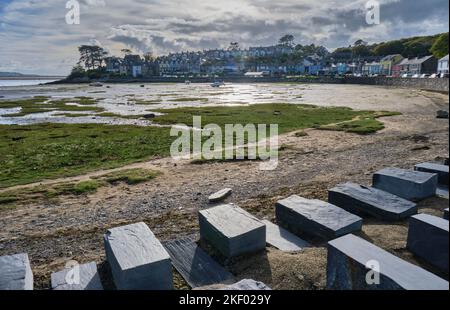 Borth-y-gest, Porthmadog, Gwynedd, Snowdonia, Wales Stockfoto