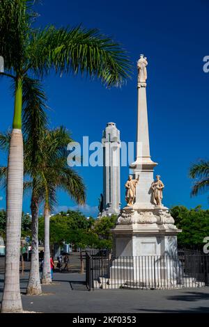 Monumento a los Caidos an der Plaza de Espana, Santa Cruz de Teneriffa, Spanien Stockfoto