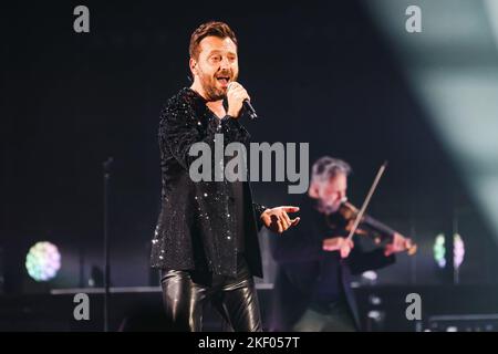 Mailand, Italien. 14.. November 2022. Cesare Cremonini tritt live bei tritt live im Mediolanum Forum Assago am 14. November 2022 in Mailand, Italien auf (Foto von Alessandro Bremec/NurPhoto) Quelle: NurPhoto/Alamy Live News Stockfoto