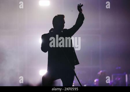 Mailand, Italien. 14.. November 2022. Cesare Cremonini tritt live bei tritt live im Mediolanum Forum Assago am 14. November 2022 in Mailand, Italien auf (Foto von Alessandro Bremec/NurPhoto) Quelle: NurPhoto/Alamy Live News Stockfoto