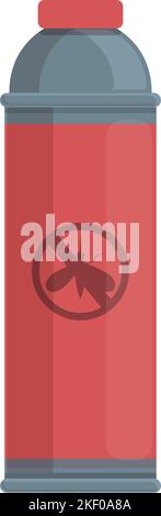 Cartoon-Vektor mit Sprüher-Symbol. Insektenschutz. Anti-Kontrolle Stock Vektor