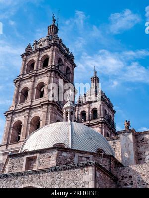 Durango Stadt, die Kathedrale, Mexiko. Stockfoto