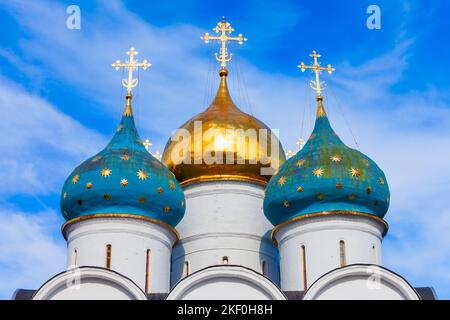 Trinity Lavra Kloster St. Sergius in Sergijew Posad Stadt, Goldener Ring von Russland Stockfoto