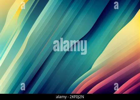 Abstrakt bunten Hintergrund mit Linien Stockfoto