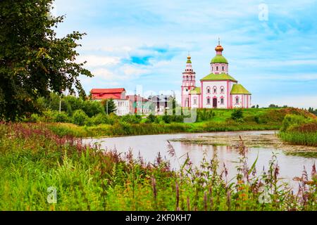 Die Kirche von Ilya oder Elia der Prophet in der Stadt Susdal, Goldener Ring von Russland Stockfoto