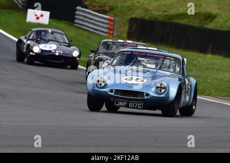 Mike Whitaker, TVR Griffith, Gentlemen Drivers Pre-66 GT Cars, ein neunzig-Minuten-Zweifahrer-Rennen mit GT-Autos, bei denen viele teilgenommen hätten Stockfoto