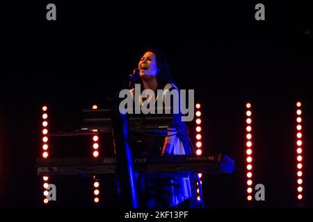 Evanescence Live Konzert im Mediolanum Forum in Assago Mailand Italien November 10 2022 für die World Collide Tour (Foto: Andrea Ripamonti/NurPhoto) Stockfoto