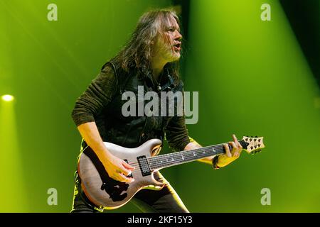 Italien 10. November 2022 Evanescence - Worlds Collide Tour - live im Mediolanum Forum Assago Mailand © Andrea Ripamonti / Alamy Stockfoto