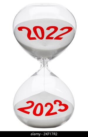 Silvester und Silvester 2023 Stockfoto