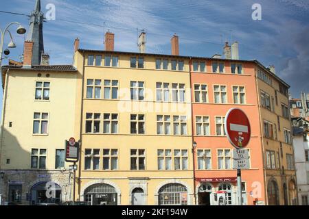 In den Straßen von Lyon Saint-Paul im französischen Viertel im Jahr 2010 Stockfoto